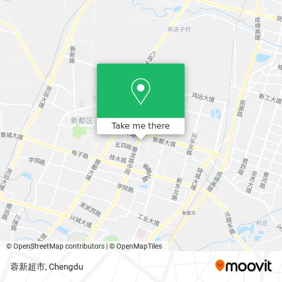 蓉新超市 map