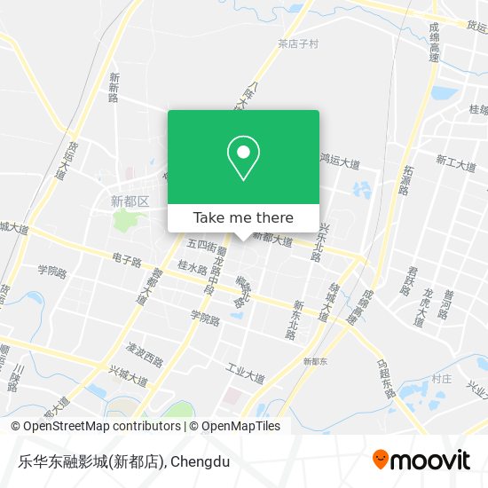 乐华东融影城(新都店) map