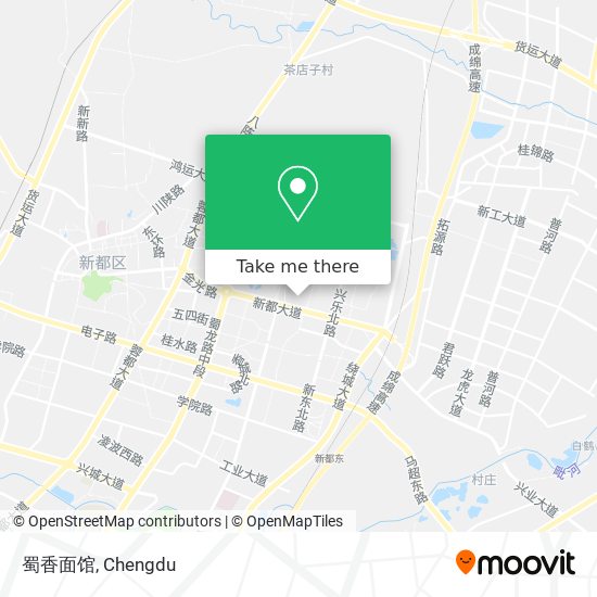 蜀香面馆 map