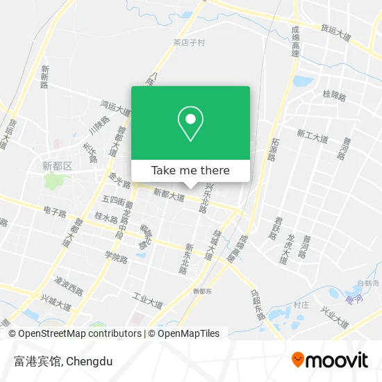 富港宾馆 map