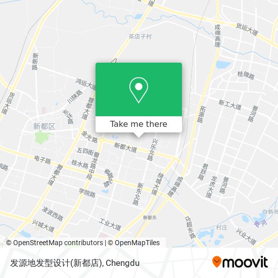 发源地发型设计(新都店) map