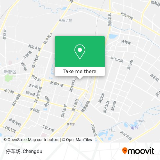 停车场 map