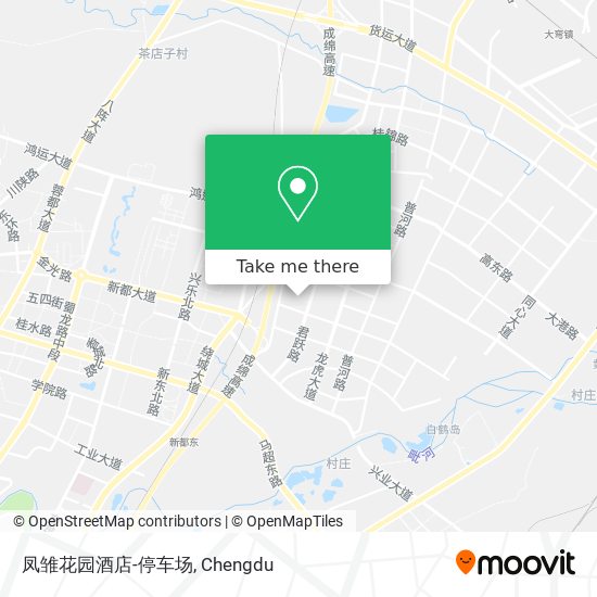 凤雏花园酒店-停车场 map