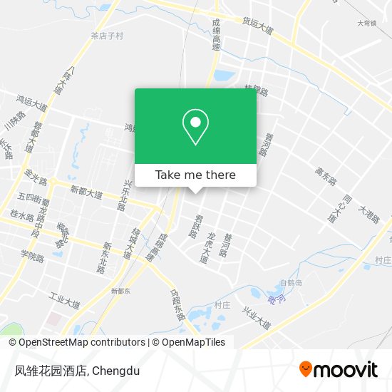 凤雏花园酒店 map
