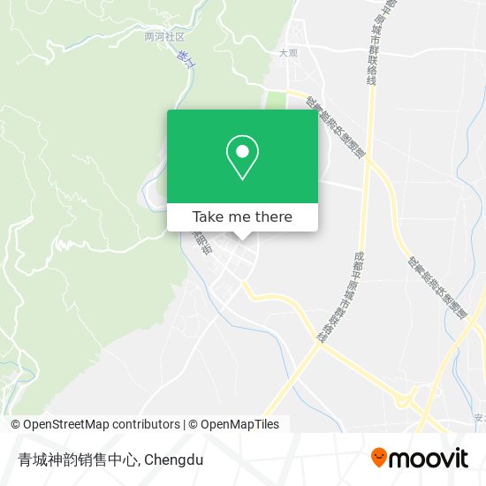 青城神韵销售中心 map