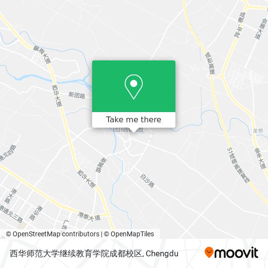 西华师范大学继续教育学院成都校区 map