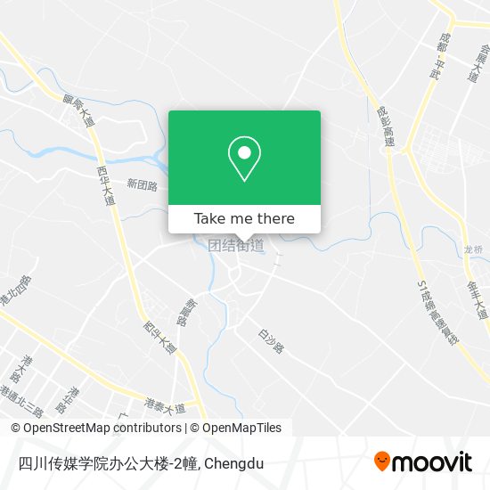 四川传媒学院办公大楼-2幢 map