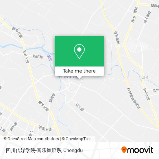 四川传媒学院-音乐舞蹈系 map