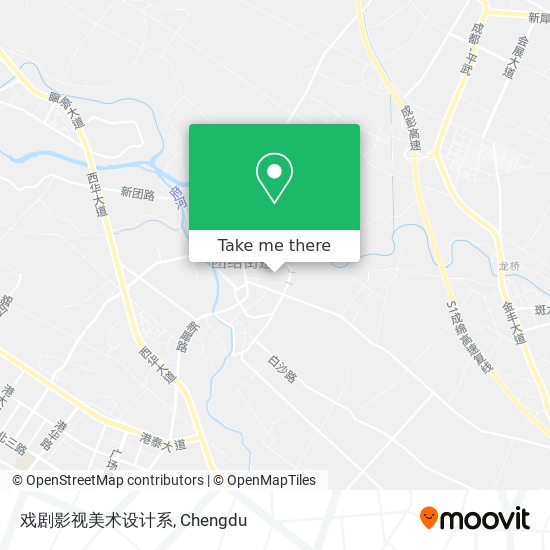 戏剧影视美术设计系 map