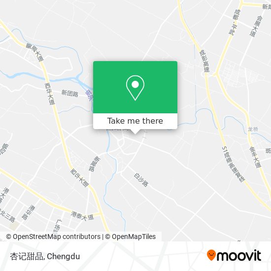 杏记甜品 map