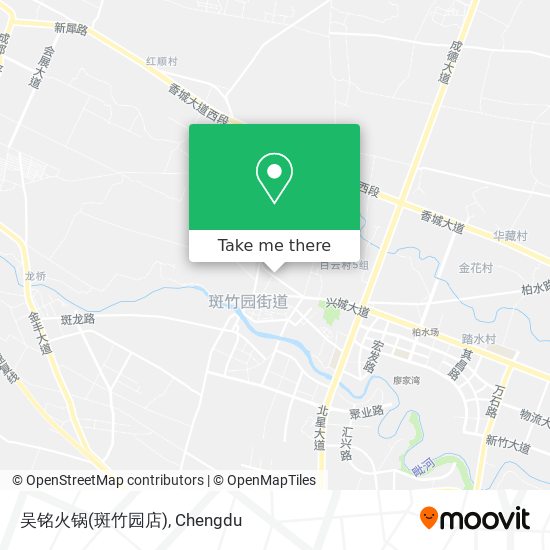 吴铭火锅(斑竹园店) map