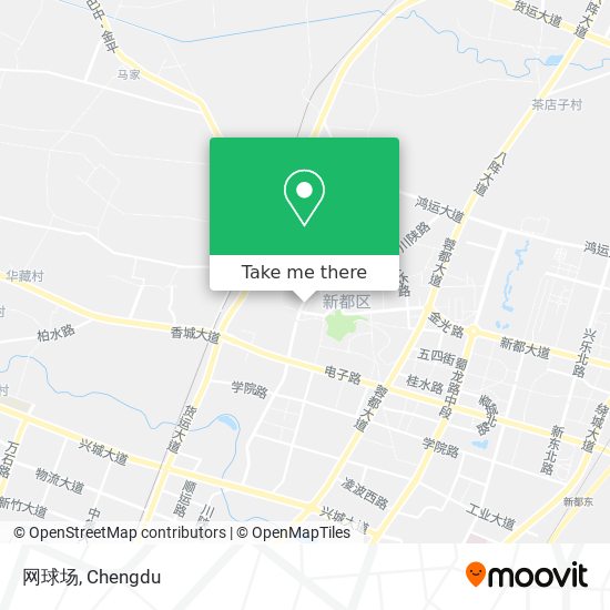 网球场 map