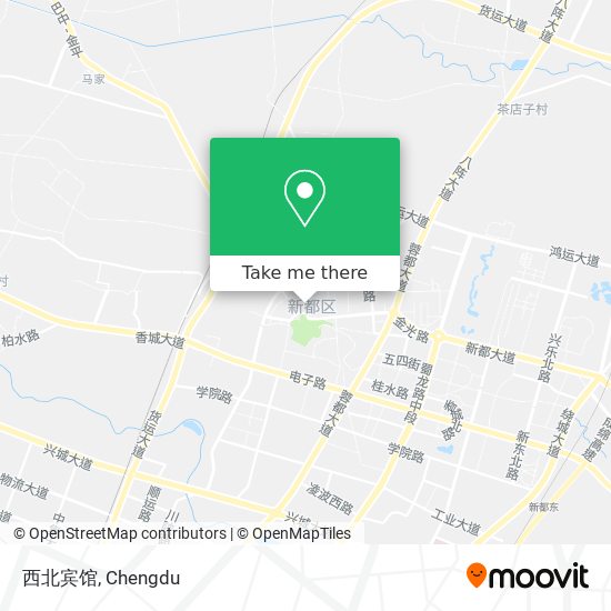 西北宾馆 map