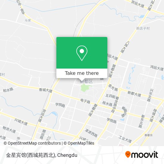 金星宾馆(西城苑西北) map