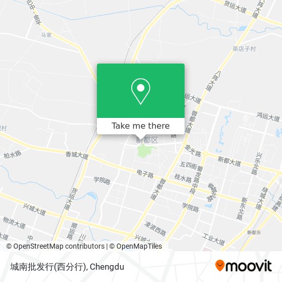 城南批发行(西分行) map