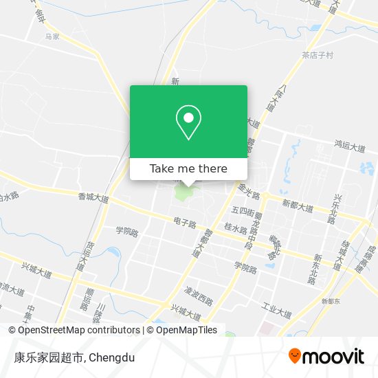康乐家园超市 map