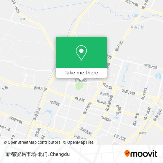 新都贸易市场-北门 map