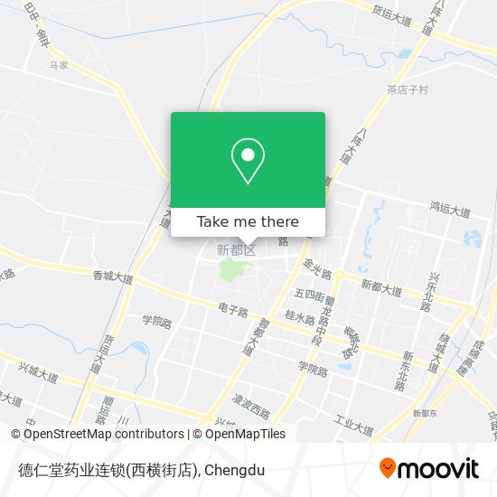 德仁堂药业连锁(西横街店) map