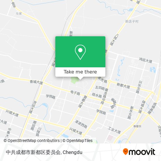 中共成都市新都区委员会 map