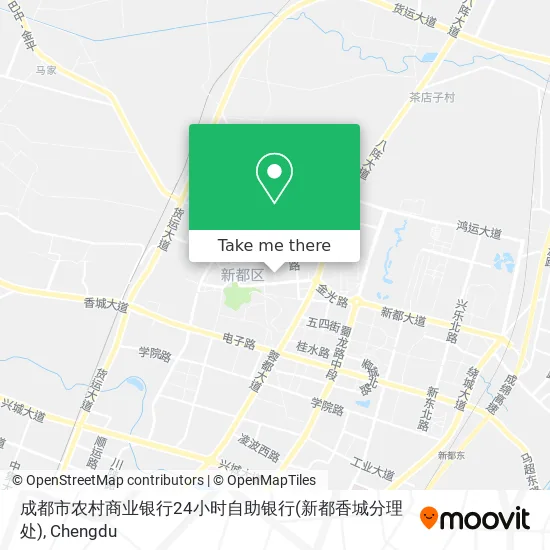 成都市农村商业银行24小时自助银行(新都香城分理处) map