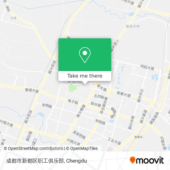 成都市新都区职工俱乐部 map