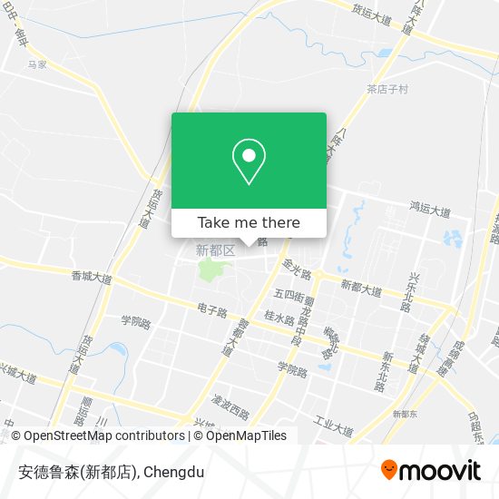 安德鲁森(新都店) map