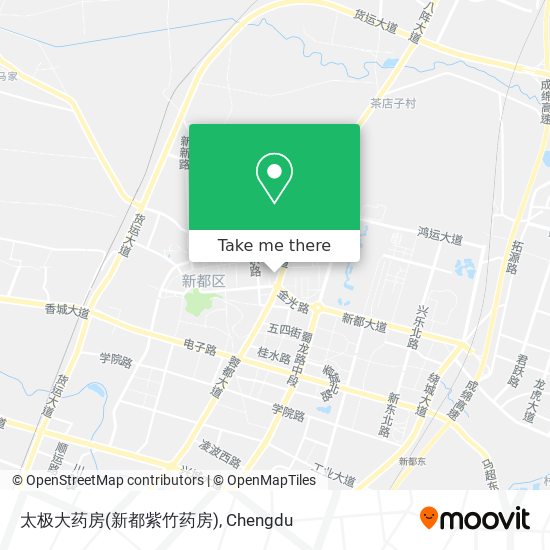 太极大药房(新都紫竹药房) map