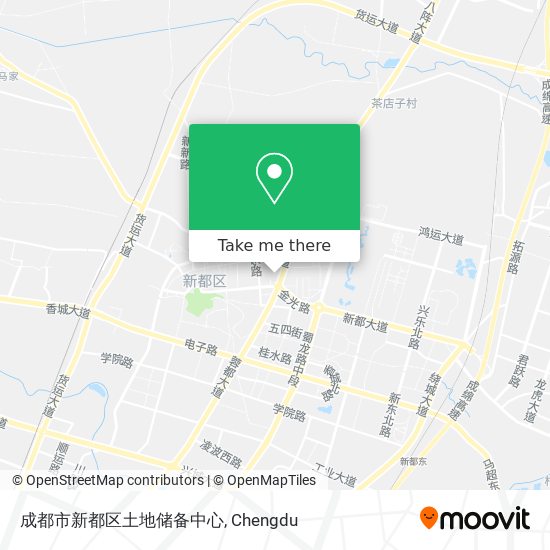 成都市新都区土地储备中心 map