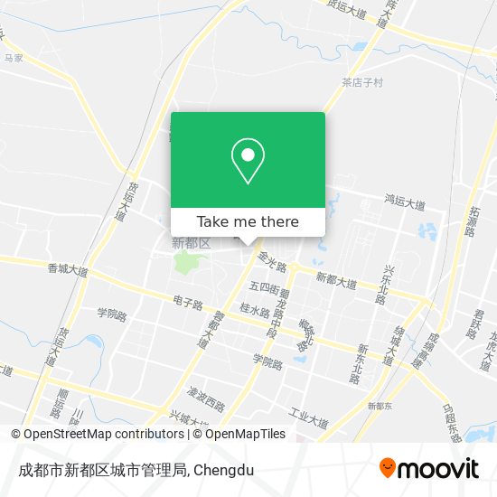 成都市新都区城市管理局 map