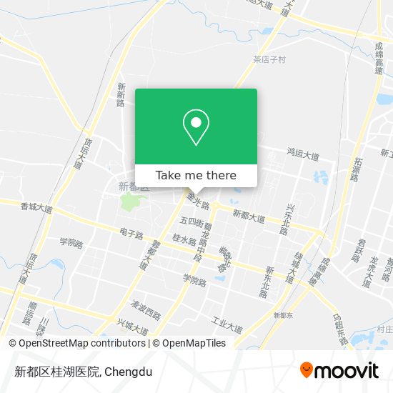 新都区桂湖医院 map