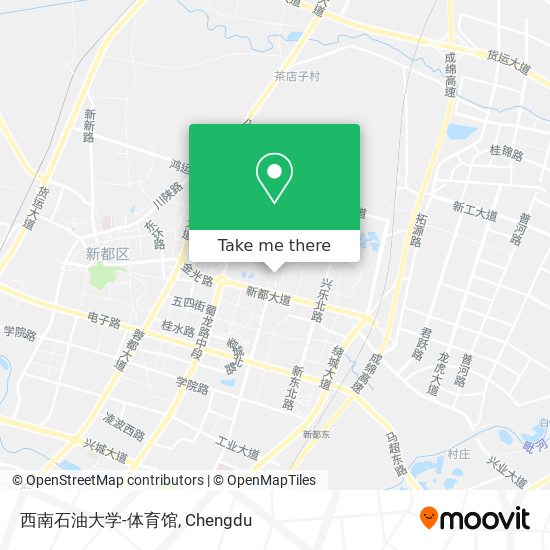 西南石油大学-体育馆 map