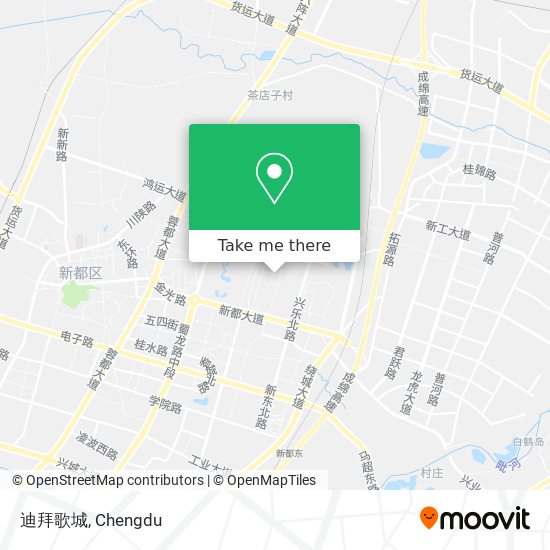 迪拜歌城 map