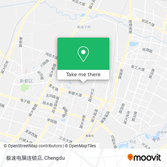 极速电脑连锁店 map