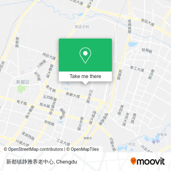 新都镇静雅养老中心 map