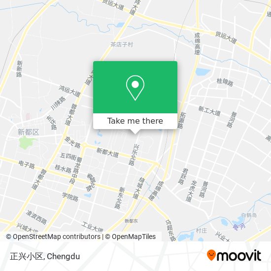 正兴小区 map