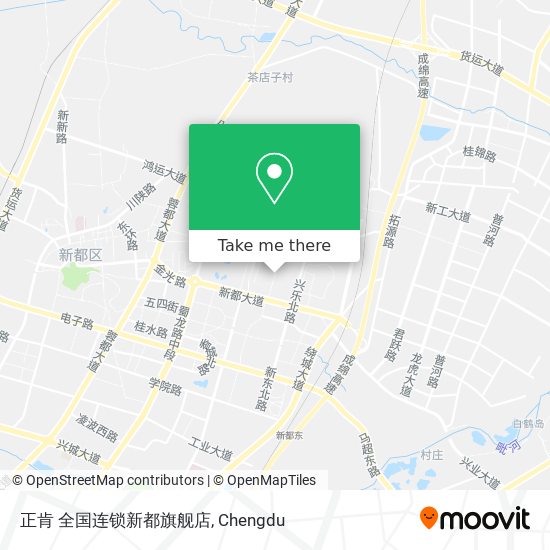 正肯  全国连锁新都旗舰店 map