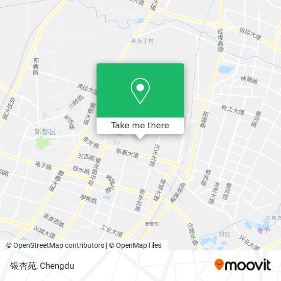 银杏苑 map