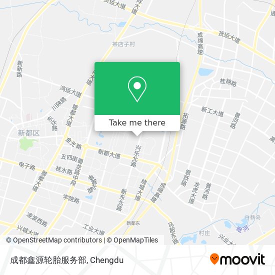 成都鑫源轮胎服务部 map