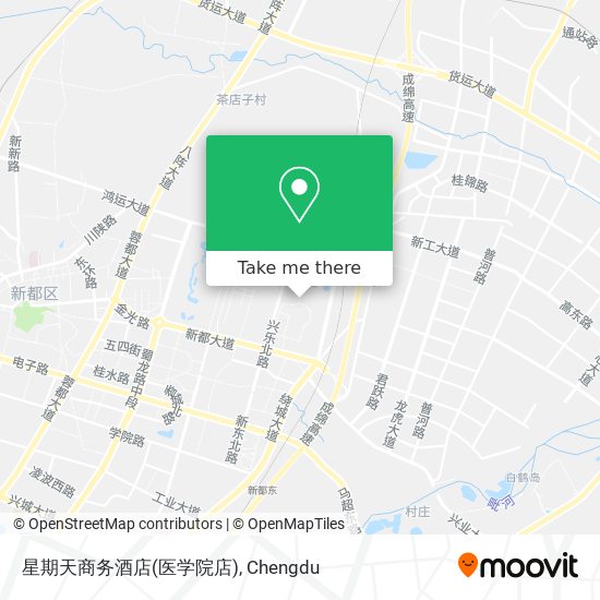 星期天商务酒店(医学院店) map