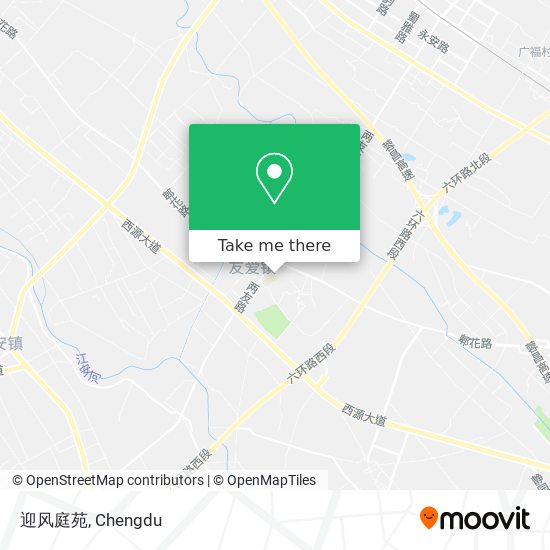 迎风庭苑 map