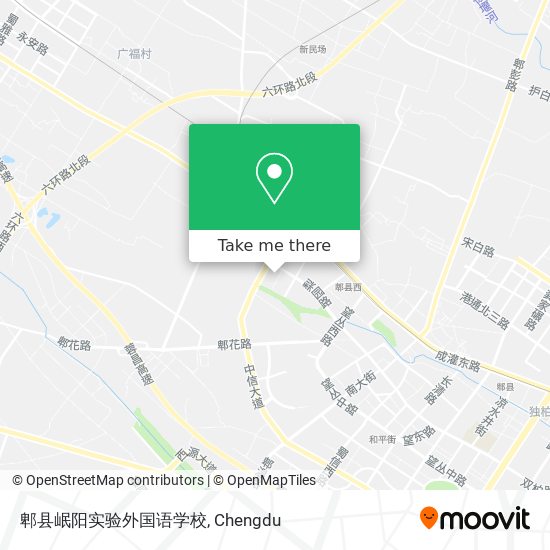 郫县岷阳实验外国语学校 map