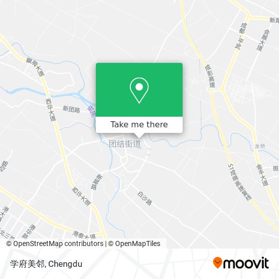 学府美邻 map