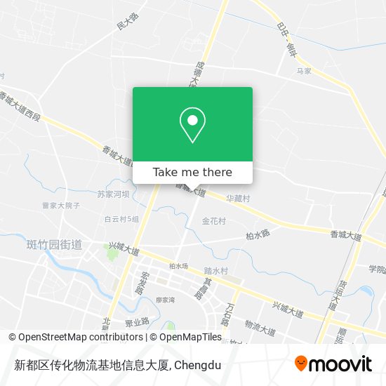 新都区传化物流基地信息大厦 map