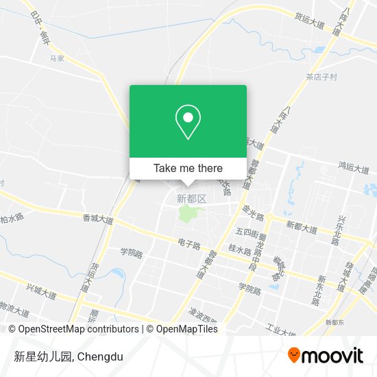 新星幼儿园 map