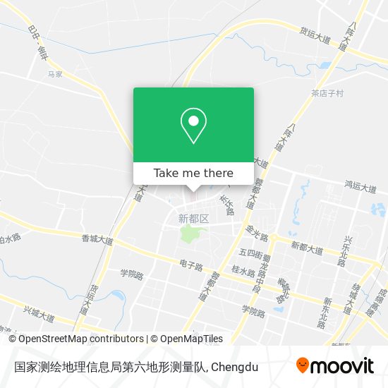国家测绘地理信息局第六地形测量队 map