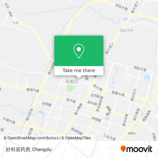好邻居药房 map