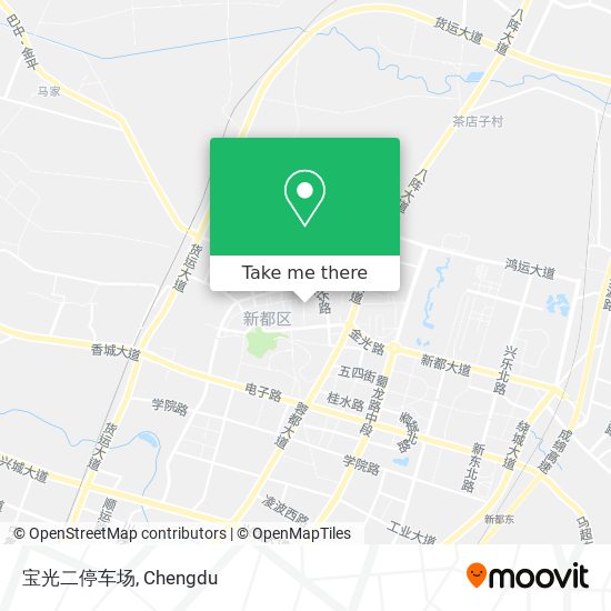 宝光二停车场 map