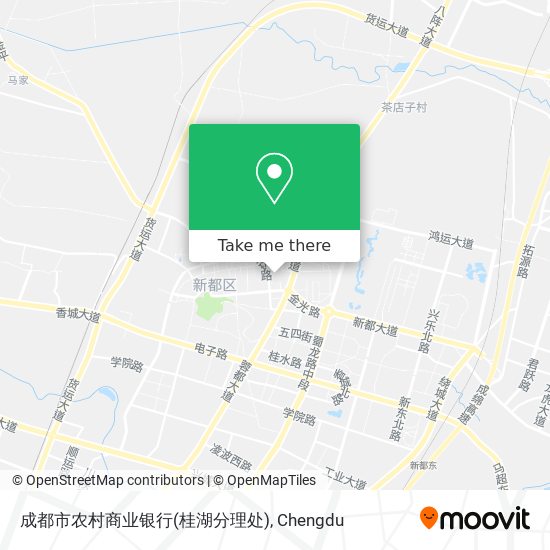 成都市农村商业银行(桂湖分理处) map