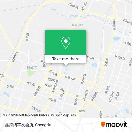 鑫骑驷车友会所 map