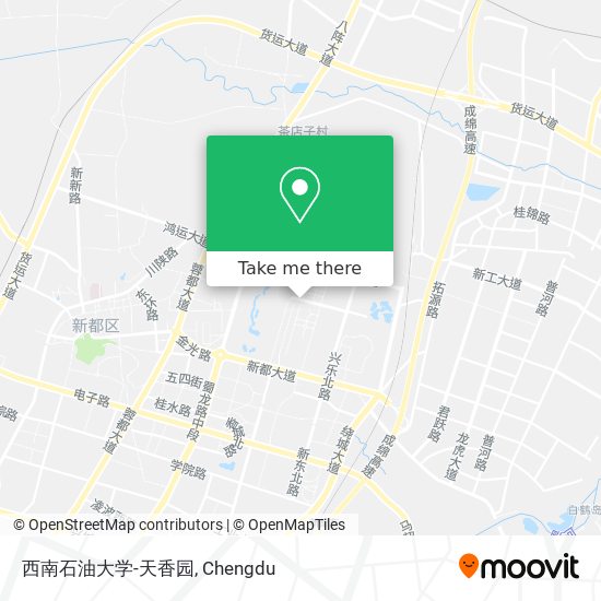 西南石油大学-天香园 map